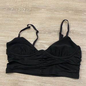 Garage Mesh Corset Crop Top